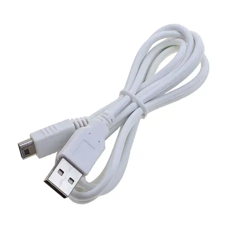 สายชาร์จ USB สำหรับคอนโทรลเลอร์ WIIU 1 ชิ้น สายชาร์จและสายดาต้าสำหรับคอนโซลเกม WII U สายจ่ายไฟ