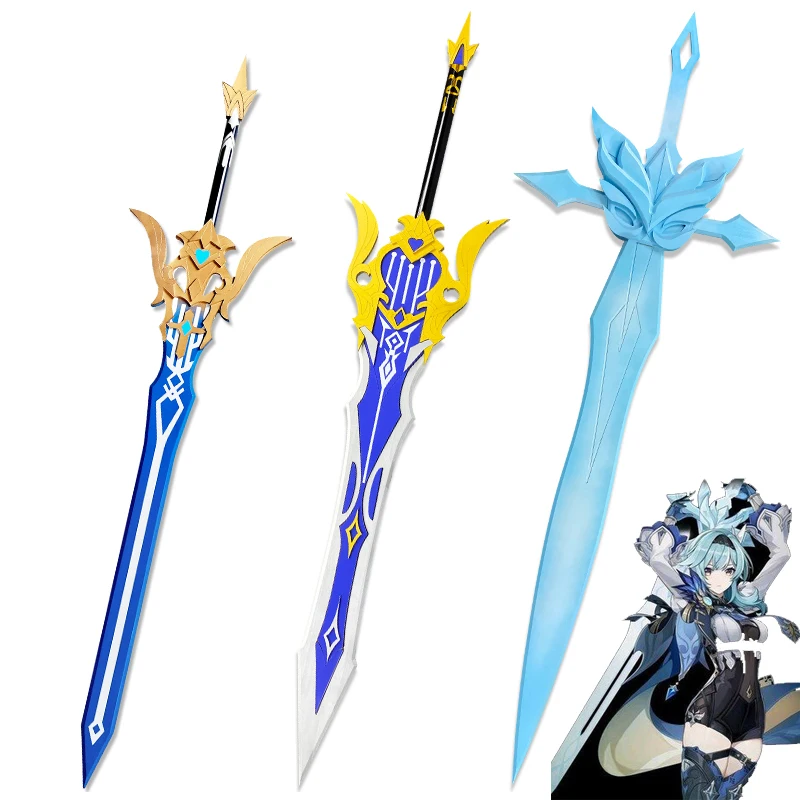 

Anime Cosplay Genshin Impact Eula Song of Broken Pines Weapon Props Kaedehara Kazuha Freedom-Sworn Sword Cosplay Accessories