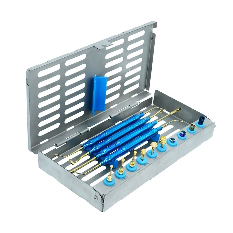 2024 hot Sale Heat treatment dental implant sinus lifting instruments kit with stoppers