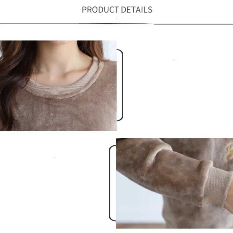 2024 New Winter Pajamas Women Winter Thickened Sleepwear Student Long Sleeve Warm Flannel Loungewear Ladies Homewear Set