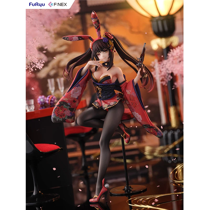 Original Anime Figure 27cm F:NEX DATE A LIVE Tokisaki Kurumi Nightmare Figuras Anime Model Toy Collectible Ornaments Gifts