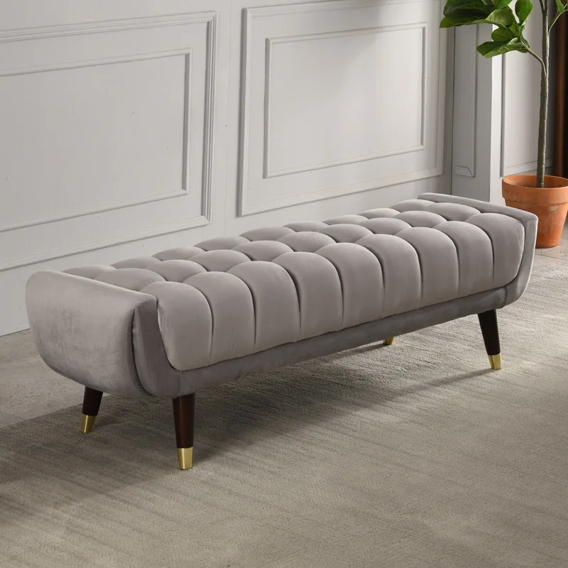 Bedroom bedside stool, cloakroom sofa, simple shoe change, light luxury bedside couch