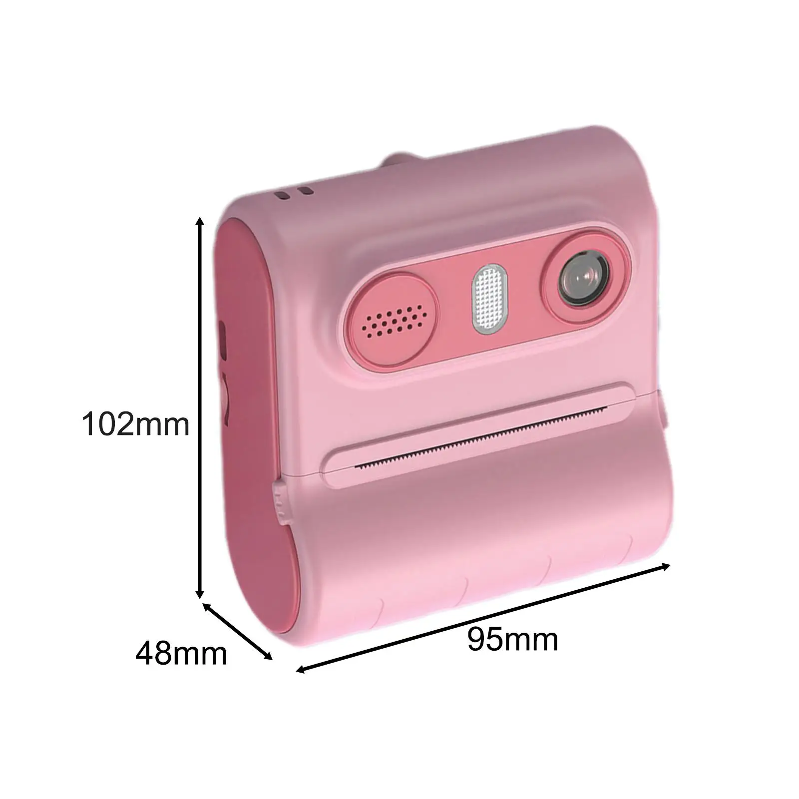 Kids Selfie Camera Birthday Gifts Portable Photo and Video Camera Novelty Cartoon Children Camera for Kids 3-8 Years Old Girls