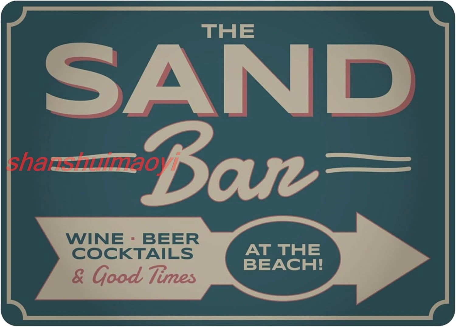 The Sand Bar Sign, Summer Drink Bar Sign, Beach Bar Decor, Bar Beachy Drinks Sign, Bar Directional Sign, Beach Bar Gifts, Qualit