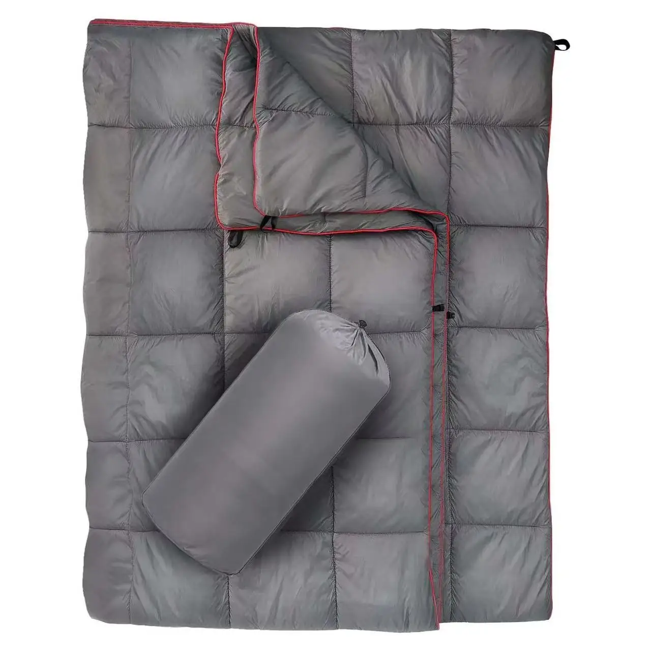 20cm Square Quilted Outdoor Park Beach Travel Warm Blanket Moisture-proof Mat Shawl 20d Nylon Aplash Proof