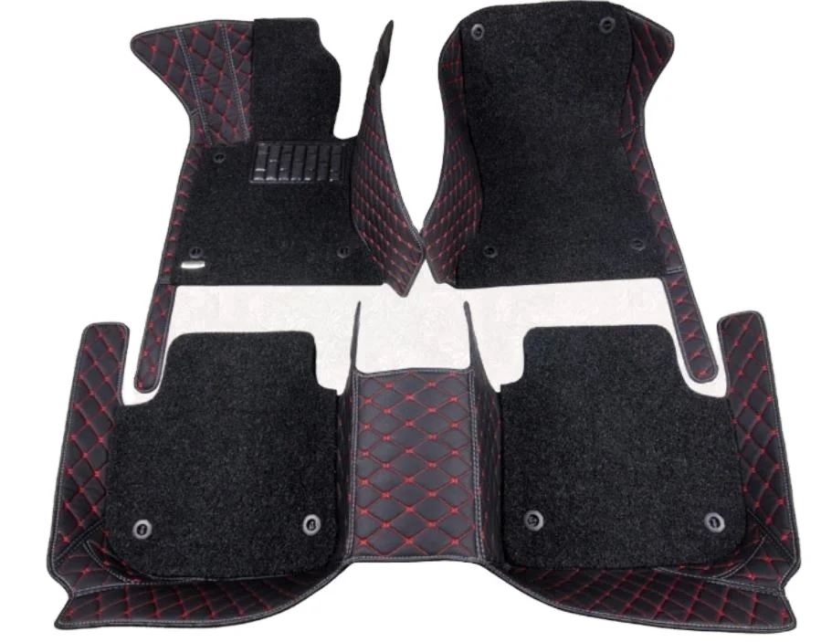 High quality factory supplied leather material 7d full set of car floor mats suitable for all Japanese car models