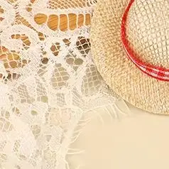 2Pcs Miniature Straw Hat Mini Doll Straw Hats With Bow Hat Doll House Ornament Hand Weaved Dollhouse Accessories