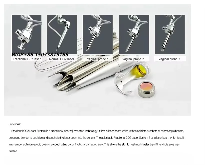 Commercial  CO2  Machines Medical Fractional CO2 Device Stocks Available Face Lifting Co2