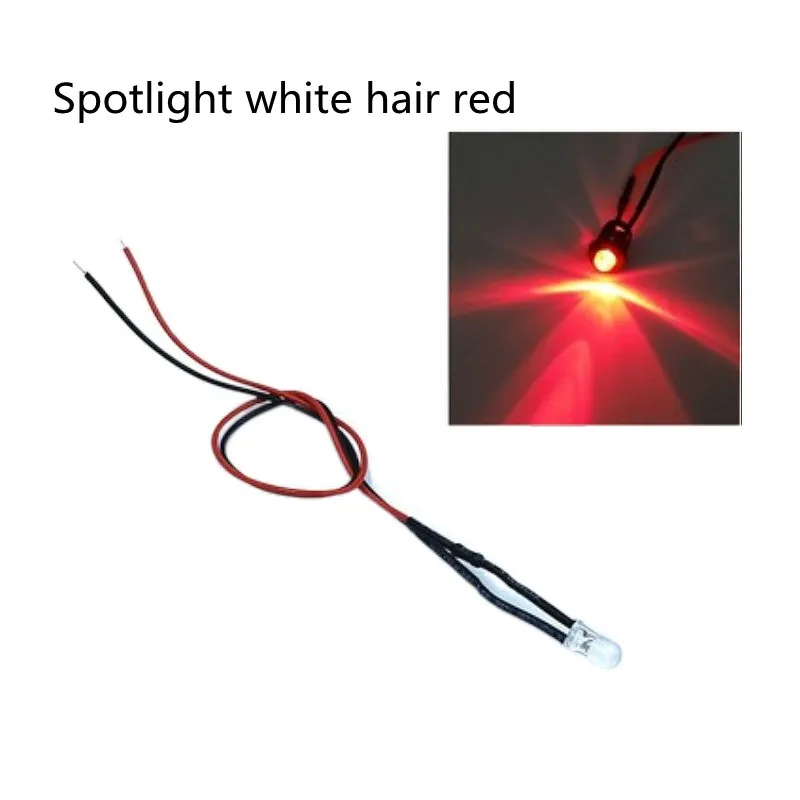 10 шт., 20 см, предварительно проводная лампа 5 мм, предварительно проводные излучающие диоды для украшения дома своими руками, 12 В постоянного тока