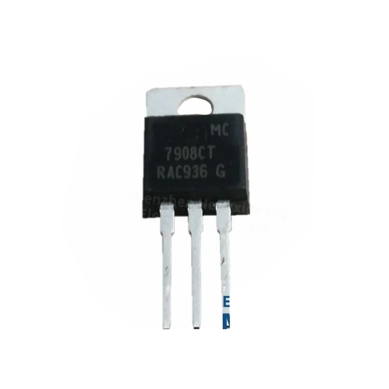 10PCS MC7908CTG 7908CT 1A/8V three-terminal linear voltage regulator triode in line to220 package