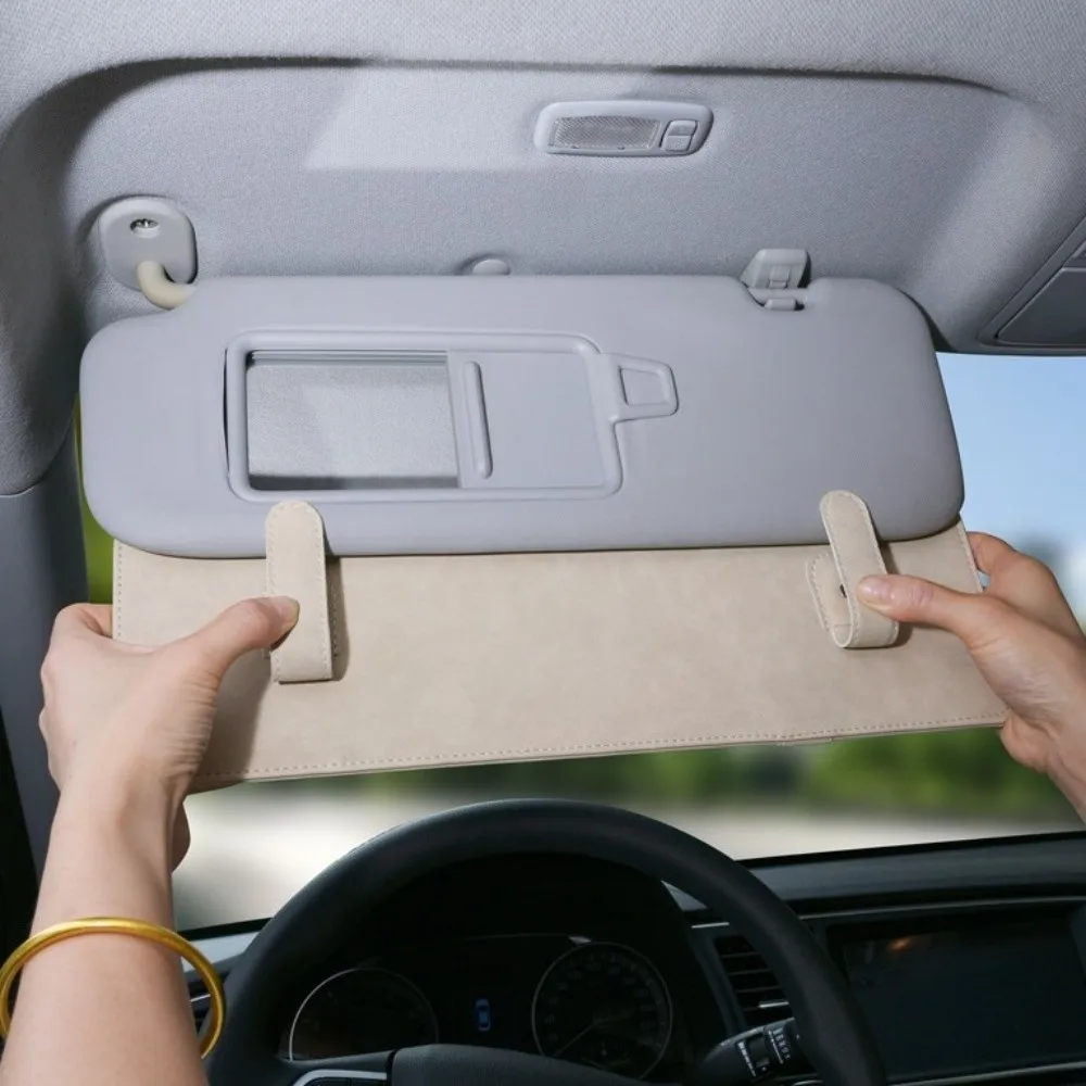 Anti Glare Car Sun Visor Eye Protection Glasses Holder Windshield Sun Cover Universal Car Organizer Sun Visor Extender