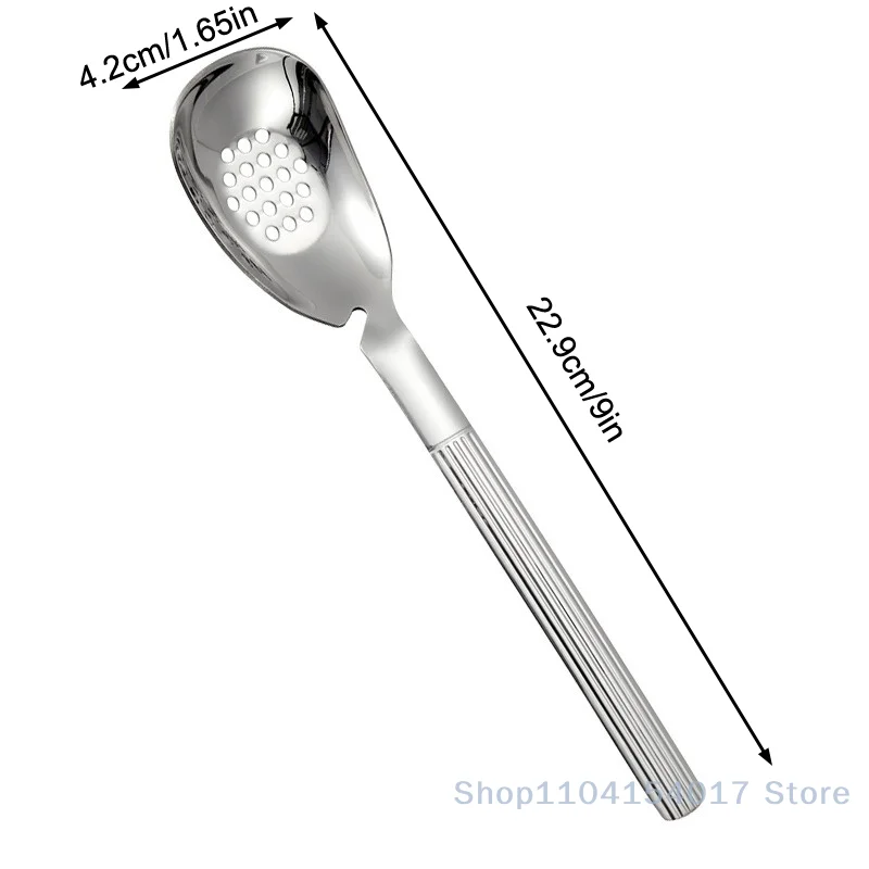 Cuillère à Caviar en acier inoxydable, tasse suspendue, passoire alimentaire créative, cuillère de cuisine, passoire de jaune d'œuf, couverts 1/2 pièces