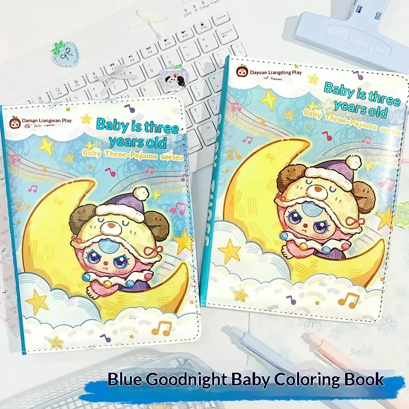 Echte Baby Drie Lederen Notebook Lelie Konijn Stad Bitterkoekje Leuke Verjaardagscadeau Student Dagboek Notebook Kladblok Handboeken Diy