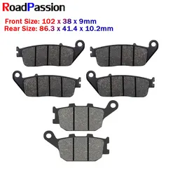 Motorcycle parts Front Rear Brake Pads Disks For KAWASAKI KLE 650 Versys KLE650 EGF Z650 ER650 Z 750 ABS ZR 750