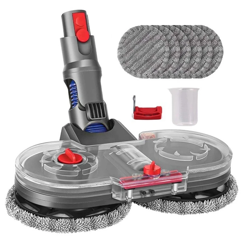 Elektryczna głowica mopa do Dyson V10 Slim/V12 Detect Slim odkurzacz nasadka do mopa z zbiornikiem wody szmatka do czyszczenia