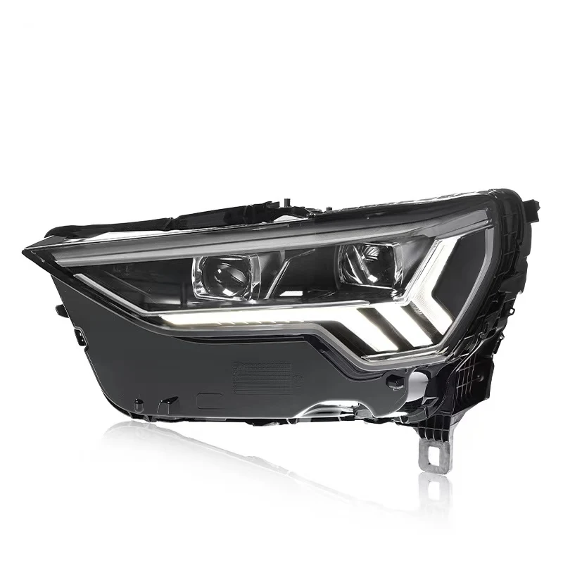 Car Headlight For Audi Q3 2019-2023 Upgrade High Configure LED Auto Matrix Headlights Dual Projector Lens Accessories