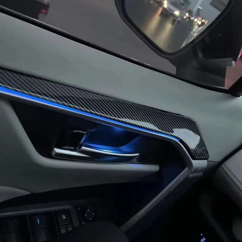 Car LED Door Bowl Armrest Atmosphere Light Interior Lights Bowl Handle Frame Light for Toyota RAV4 2019 2020 2021 2022 2023 2024