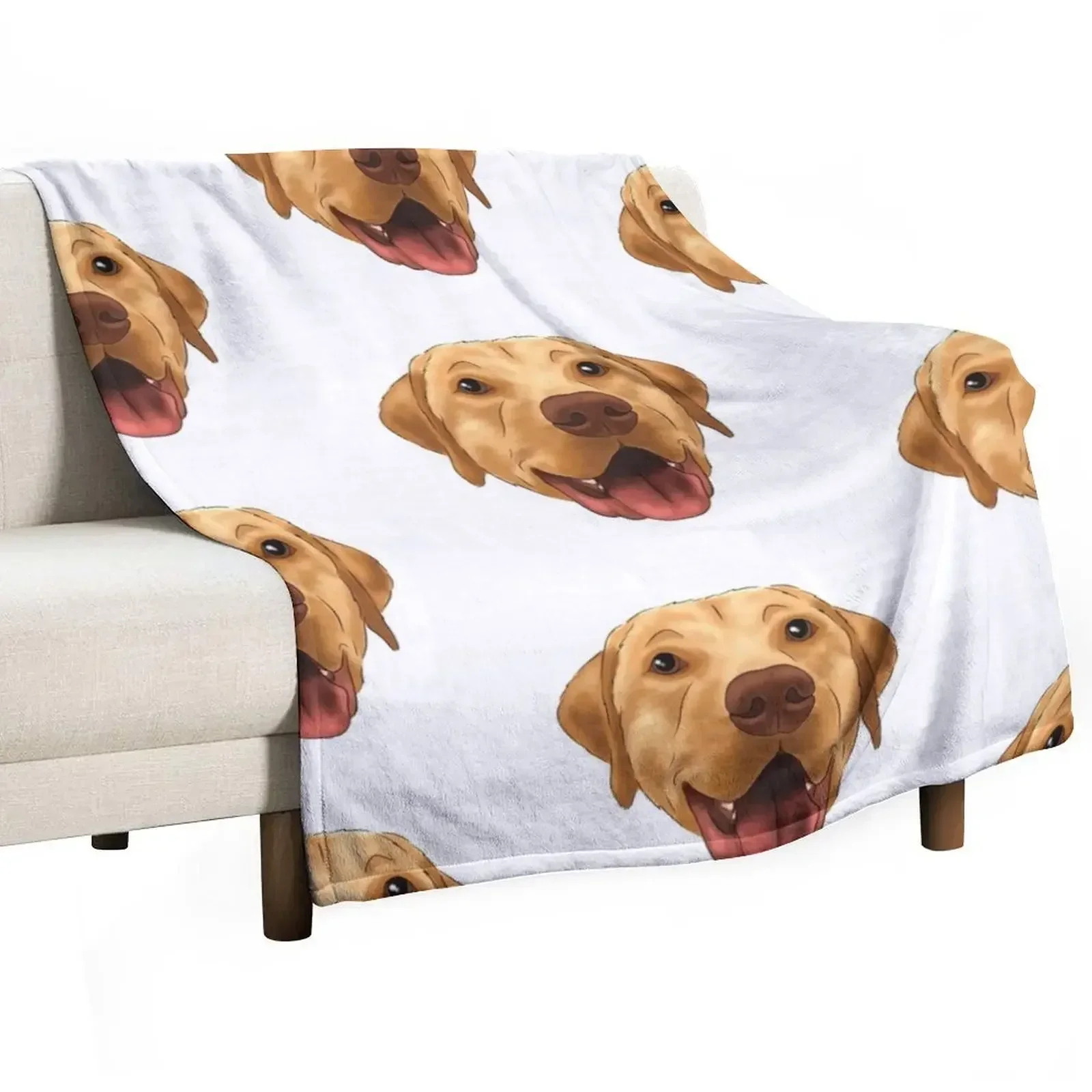 

Yellow Lab Portrait Throw Blanket Luxury St Softest wednesday Blankets