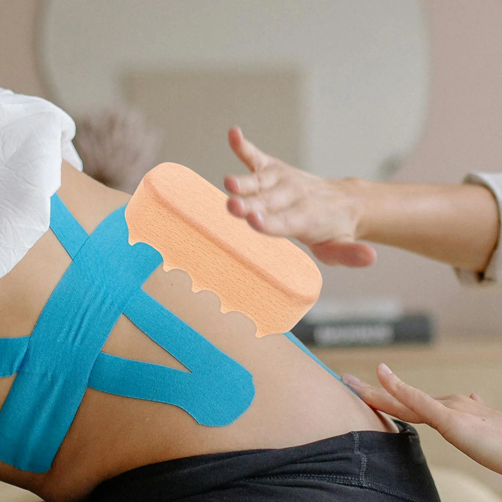 Placa de madeira gua sha ferramenta de massagem terapia de raspagem corporal relaxamento das mãos auto acessórios de raspar de madeira