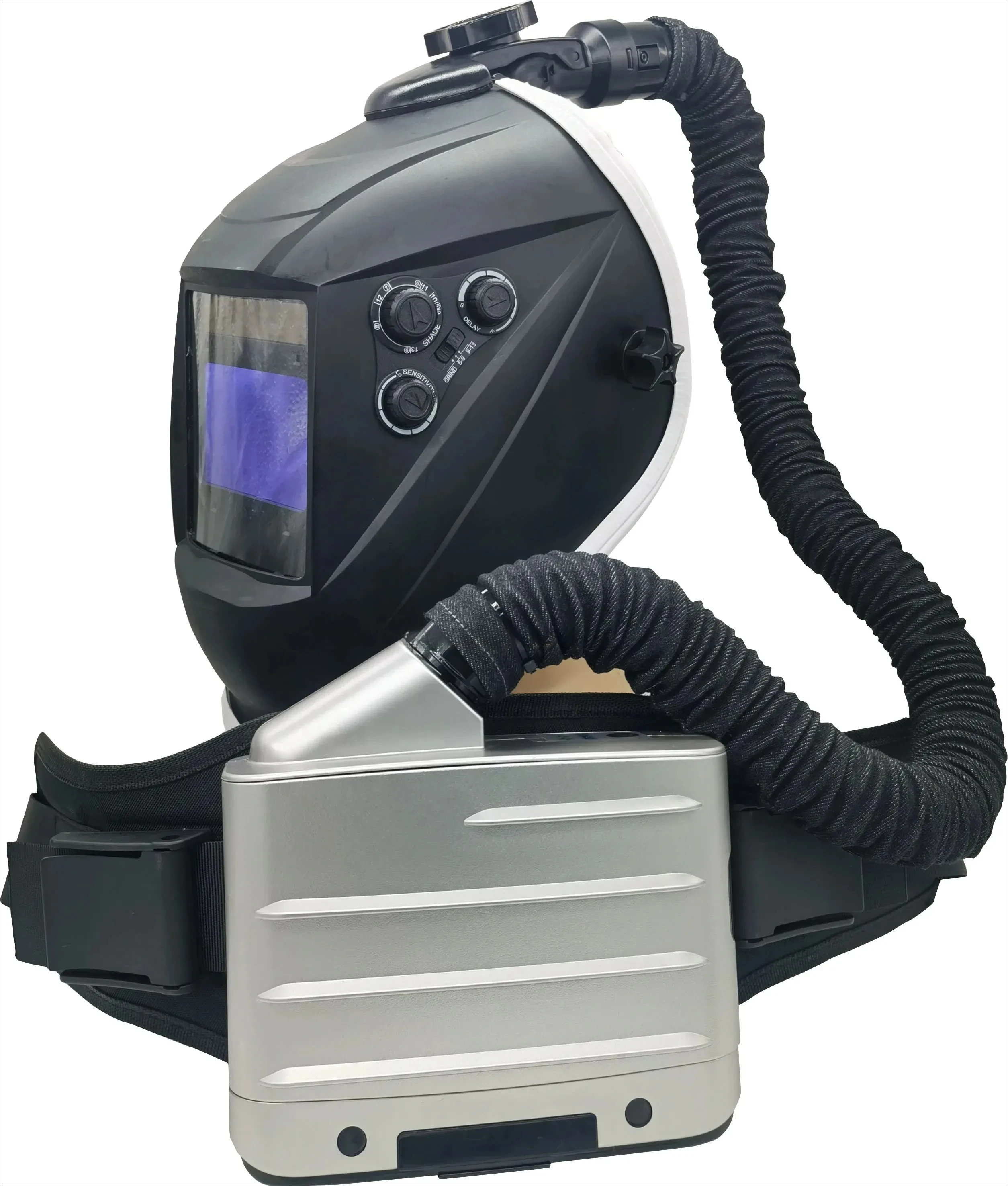 2023 Auto Darkening Welding Helmet Powered Air Purifying Respirator Auto Darkening Welding Helmet