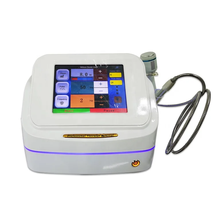 

980Nm Vascular Removal Machine/Pigment Leisions Treatment Device/Blood Clots Removal Spider Vein Removal Machine