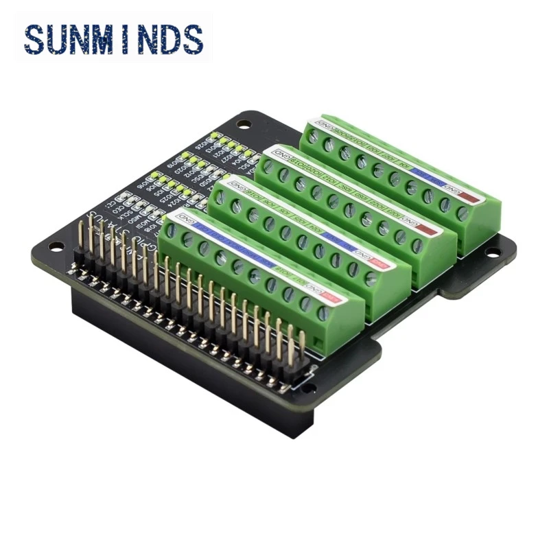 Raspberry Pi 4 GPIO Expansion Board Breakout GPIO Screw Terminal Hat for Raspberry Pi