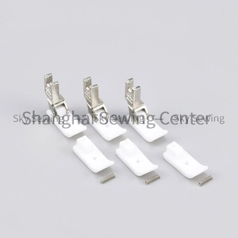 5 шт. T35CW плоская автомобильная прижимная лапка для швейной машины, пластиковая прижимная лапка, плоская автомобильная расширяющаяся губка, хлопковая прижимная лапка 15 м