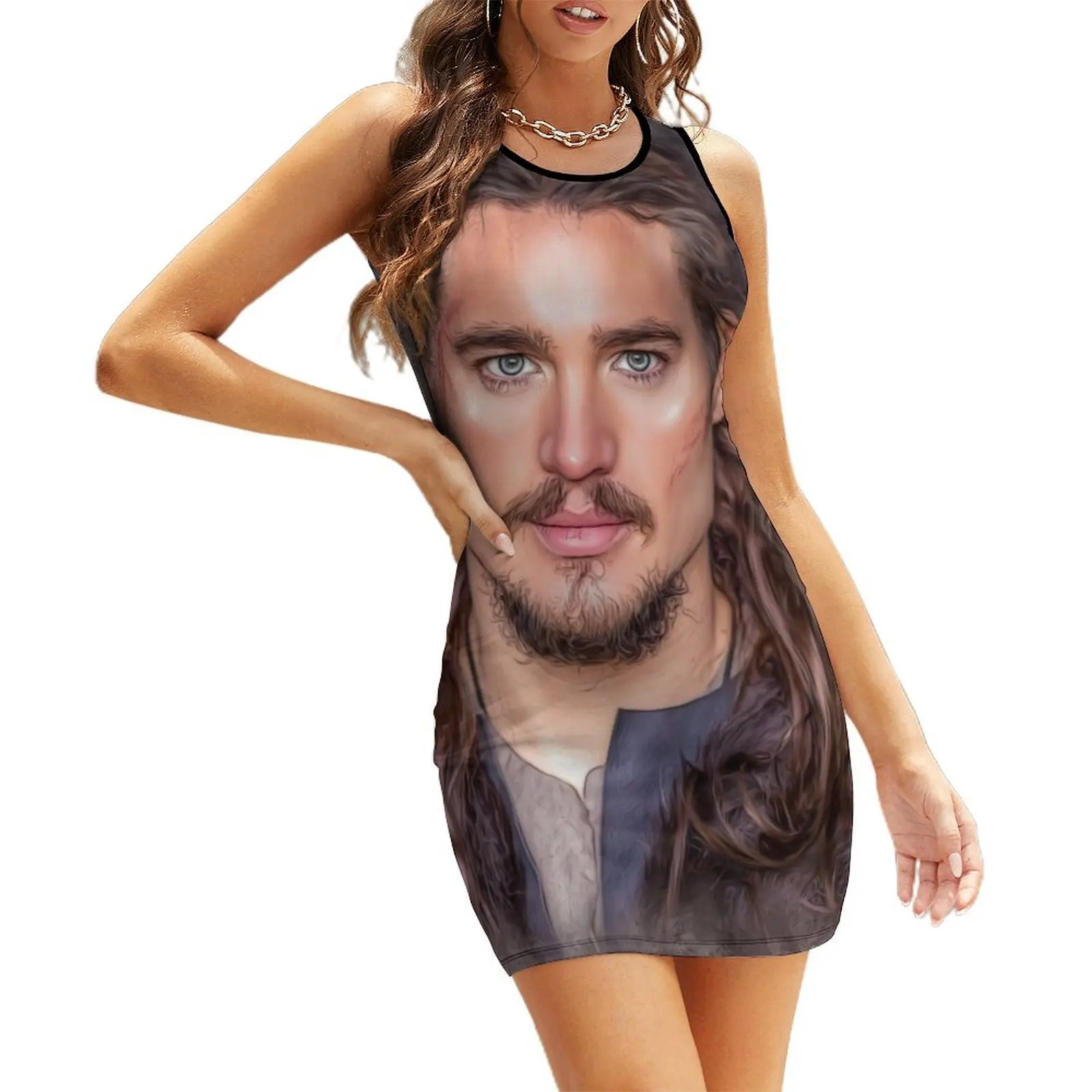 

Uhtred of Bebbanburg- The Last Kingdom Sleeveless Sundress women's fashion dresses beach outfits for women