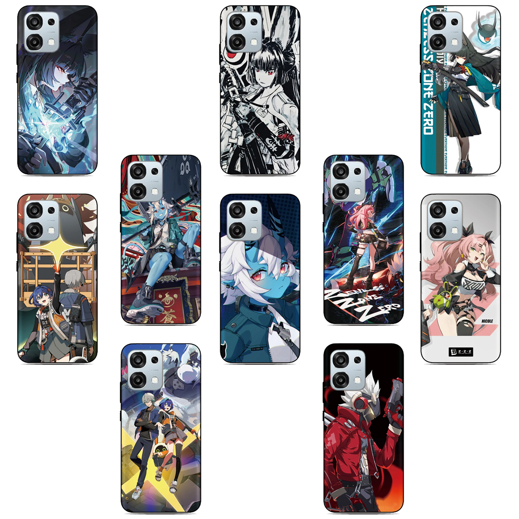 Funda Zenless Zone Zero para OnePlus 15R 15 Ace 6 6T Nord CE 3 2 5G N200 8T 8 Pro, Funda para Lenovo A6 Note S5 Pro Z6 Lite K5