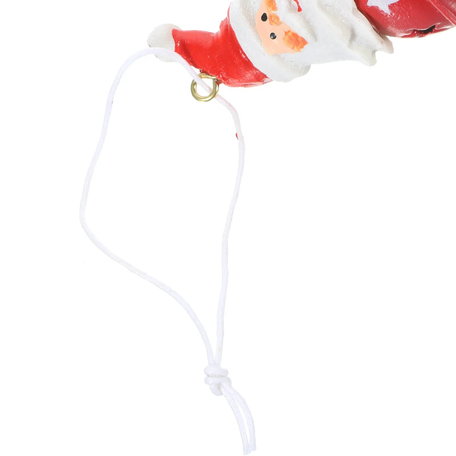 

Christmas Bell Resin Santa Claus Hanging Pendant Xmas Tree Ornament Party Decoration Holiday Hanging Decor Xmas Party Ornament