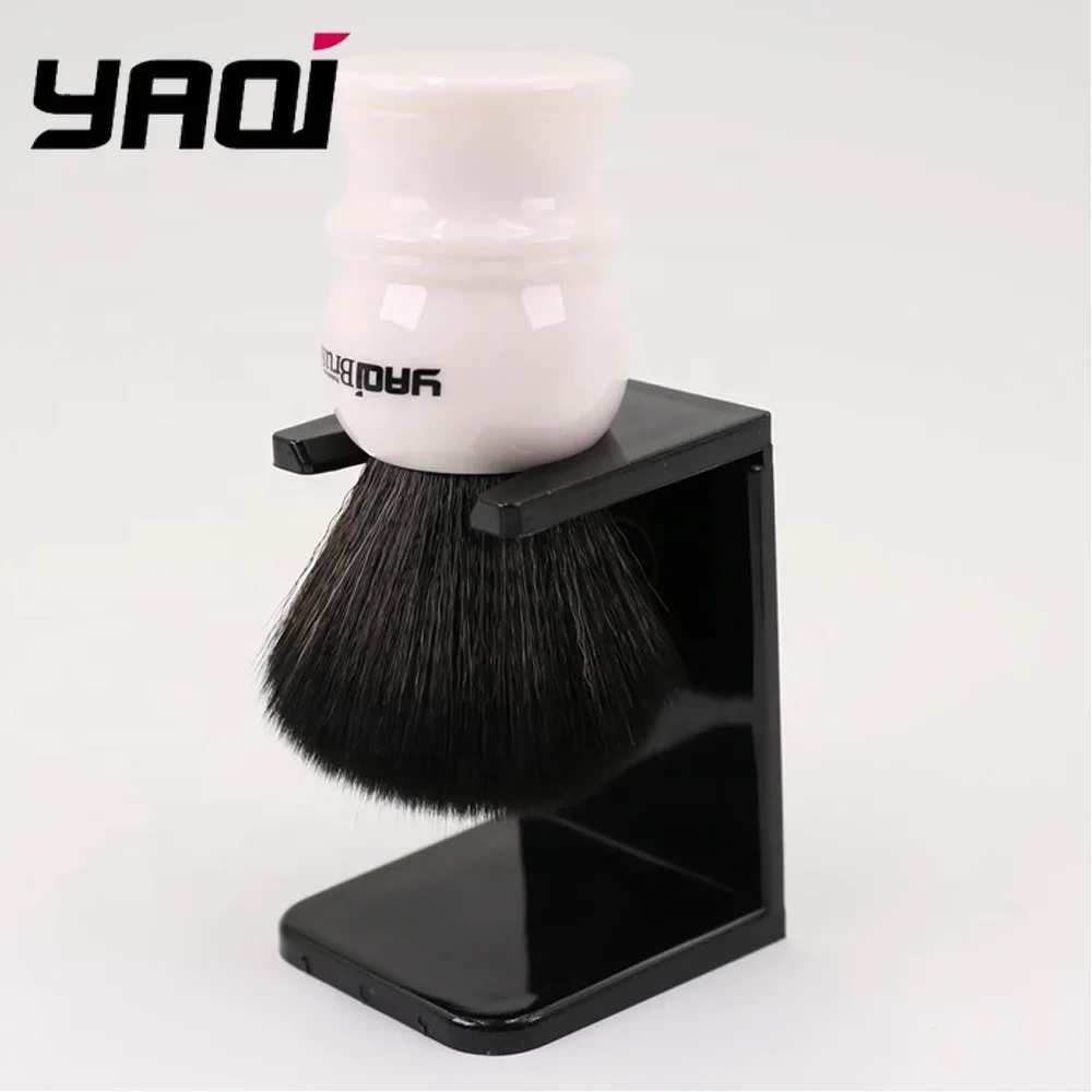 

2026 YAQI Black Acrylic mens Shaving Brush And Razor Stand