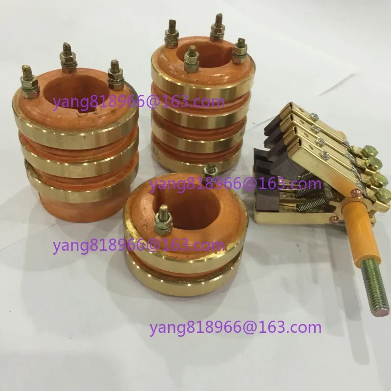 Collecting Ring, Conductive Slip Ring, 2-way, 3-way, 4-way, Inner Diameter 20, 25, 30, 35, Outer Diameter 58, Carbon Brush