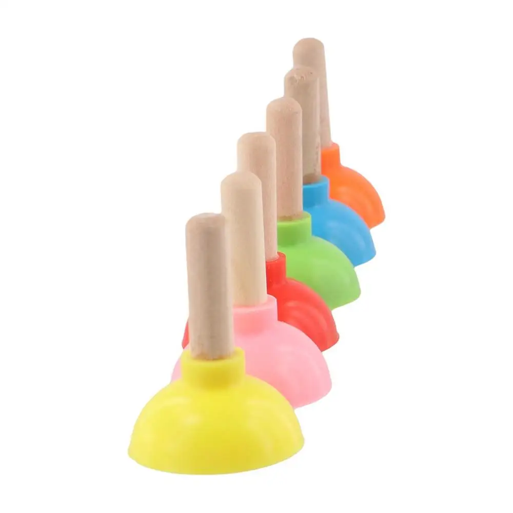 

Mini Tiny Plunger Magic Inspired Looking Close-Up Toilet Shape Phone Holder Magic Props Light Weight Toilet Sucker Stand