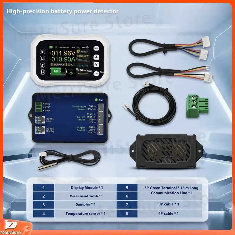 KH110F KH140F KH160F Coulomb Meter Battery Monitor Voltage Ammeter Tester for Vehicle RV Golf Cart Lithium Lead Acid