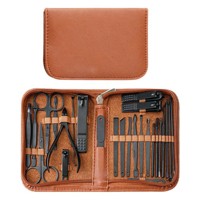 Nail Clippers Set 26Pcs Stainless Steel Manicure Kit for Home and Professional Use, Portable Case with Exclusive Design