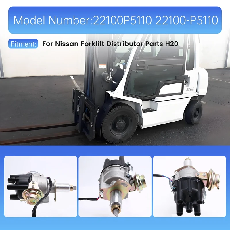 

22100P5110 Electrical Distributor For Nissan Forklift Distributor Parts H20 22100-P5110