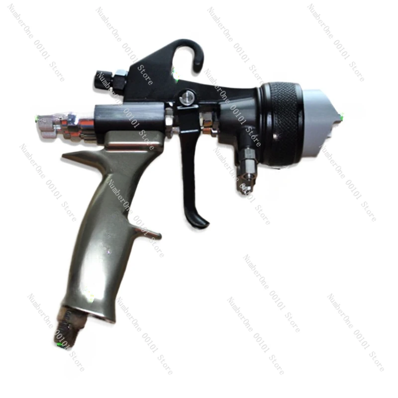 

two nozzles spray chrome gun JD2-S+P(3) black one