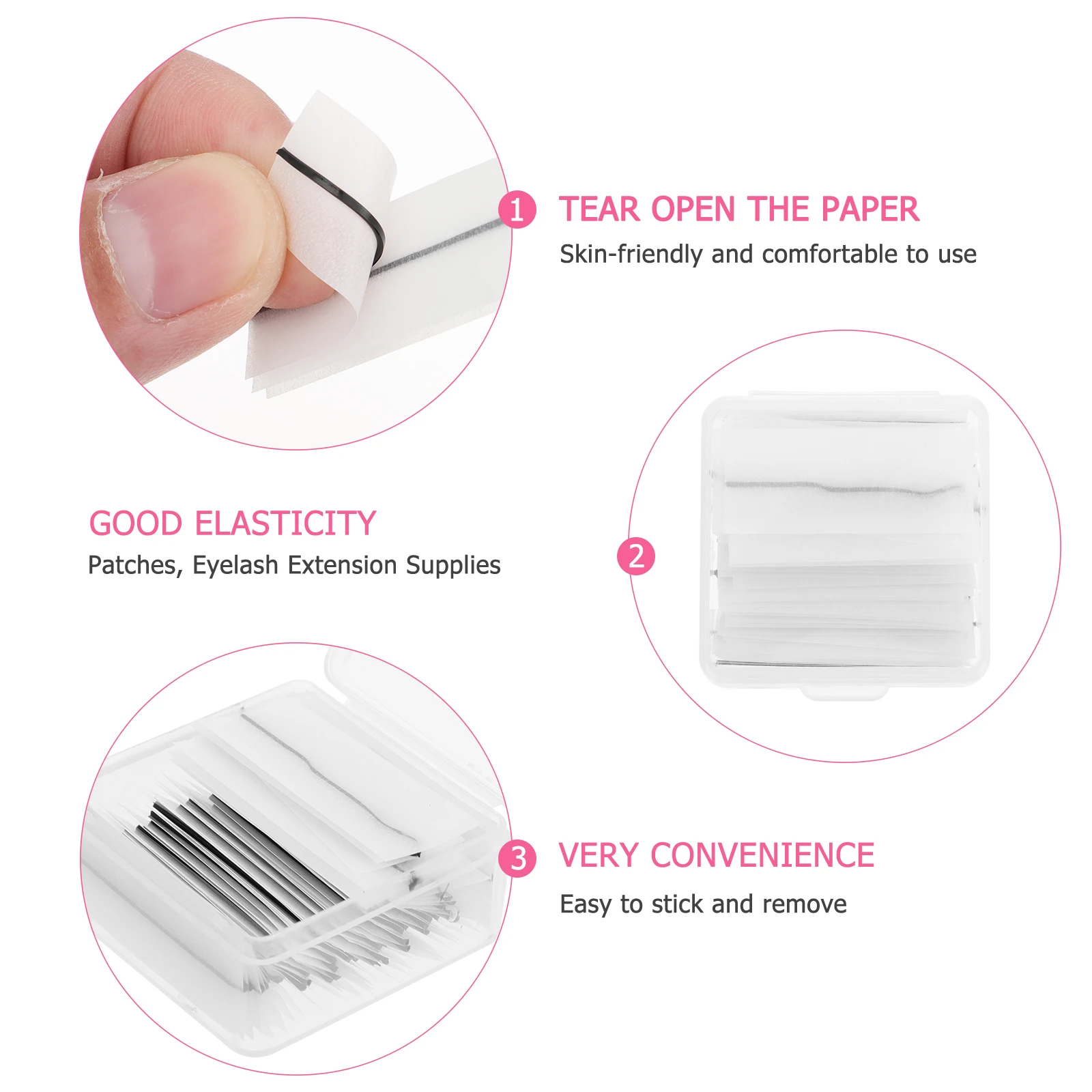 

102 Pcs Eyelash Adhesive Sticker Self adhesive Glue free Extension Accessories False Lashes Premium Durable eyelash salon