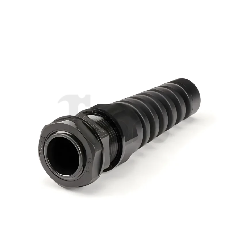 Waterproof PG16 Cable Gland Connector Plastic Flex Spiral Strain Relief Protector Nylon Cable Gland Flexible Joint PG7 PG9 PG11