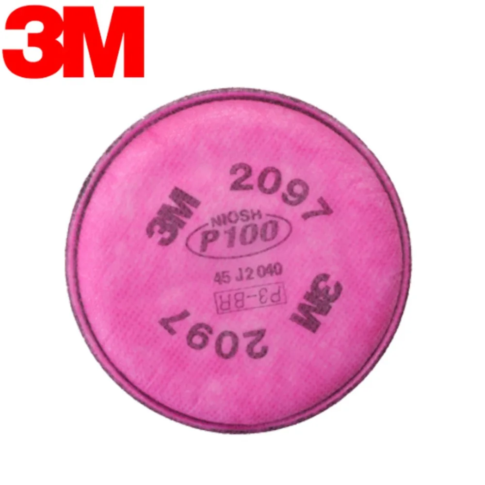 2/4/10/20pcs Package 3M 2097 Painting Spray Industry particulate P100 Filter For 3M 6200 7502 Series Gas Mask Filters