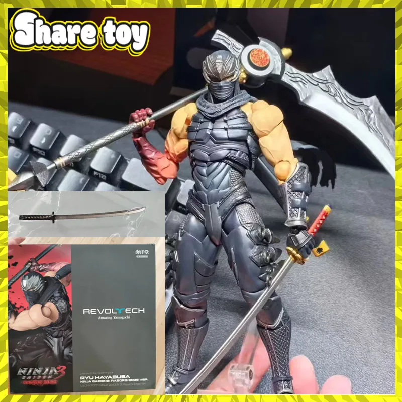 

Original Kaiyodo Revoltech AMAZING YAMAGUCHI RYU HAYABUSA NINJA GAIDEN 3: Razor's Edge Ver action figure Model Collection Toys