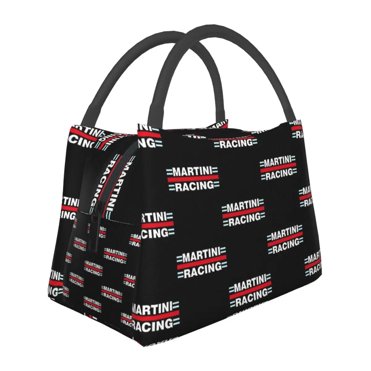 

Martini Racing Lunch Bags Insulated Bento Box Resuable Cooler Thermal Bag for Woman Student Office