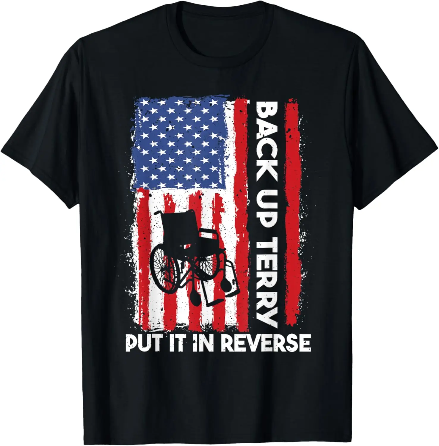 

Забавная патриотическая футболка Back Up Terry Put It In Reverse на 4 июля