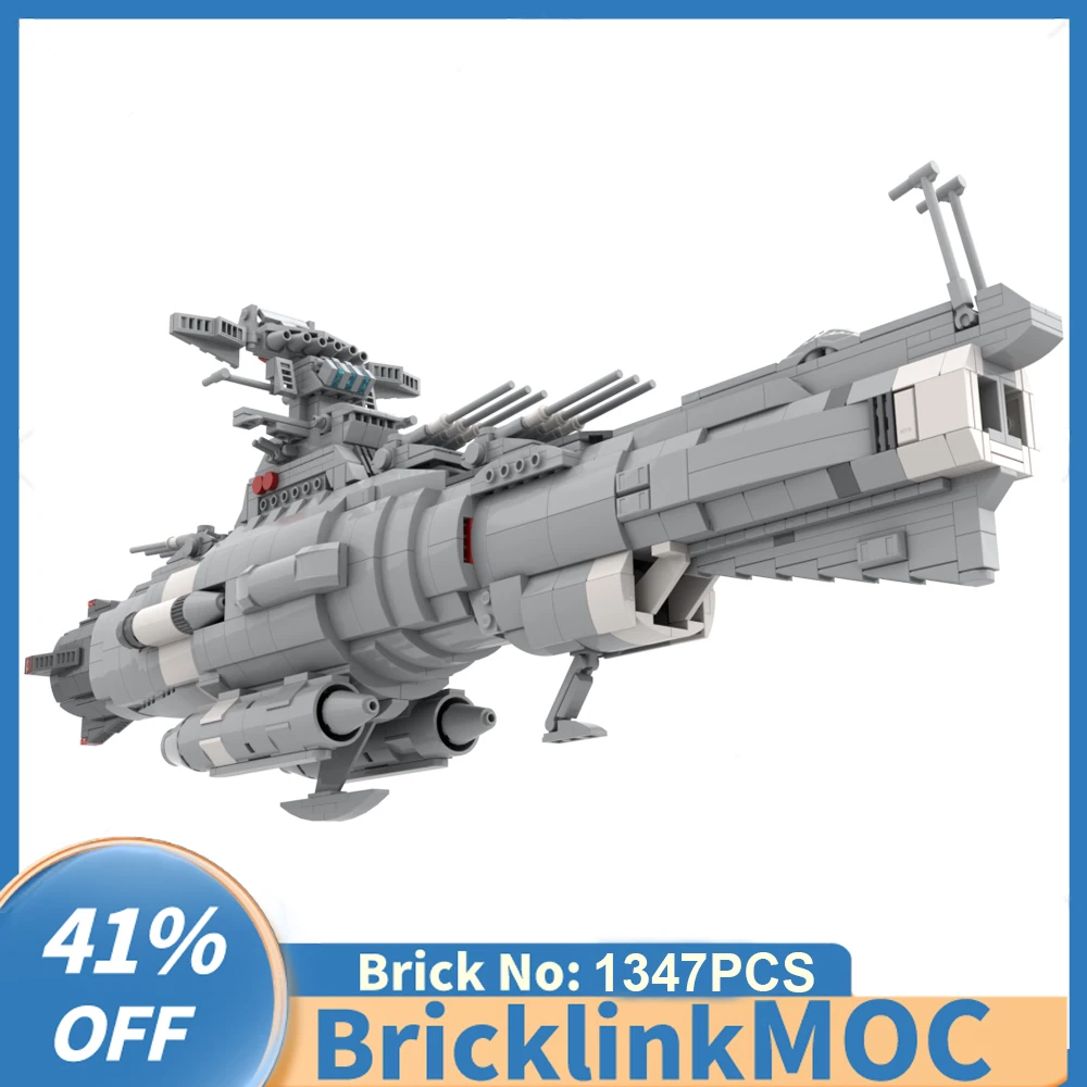 NEW 1347PCS Famous Space Movie MOC Space Battleship Yamato DIY creative ideas UNCF Dreadnought Children Toy Gift Building blocks