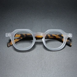 Vintage Acetate Optical Frame Men Retro Eyeglasses Myopia Presbyopia Prescription Glasses Women Luxury Brand Glasses Frame
