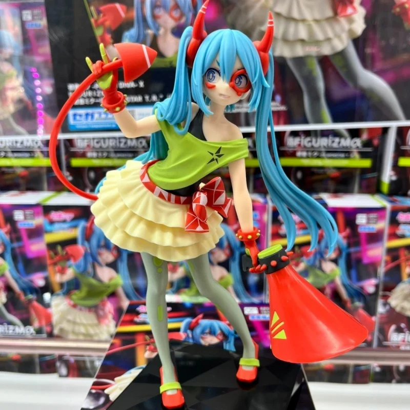 Original Sega Fz Hatsune Miku - X Figurizmα Miku D E:Monstar T.R.Anime Figures Collectible Pvc Action Model Gk Toy Gift