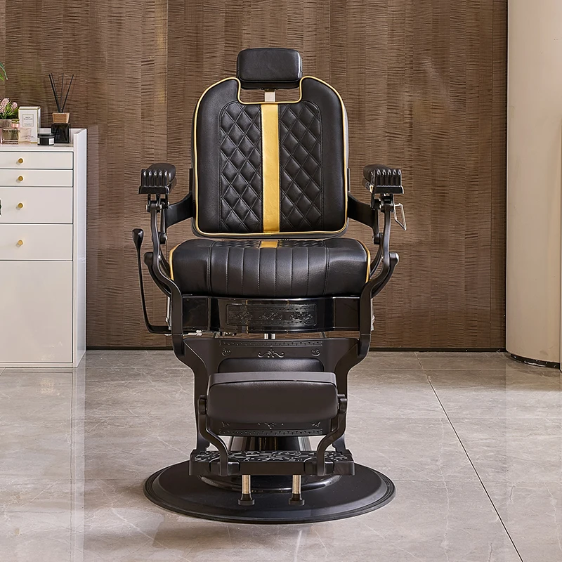 Barbershop Furniture Men Vintage Salon Chairs Heavy Hydraulic Barber Chair For Sale