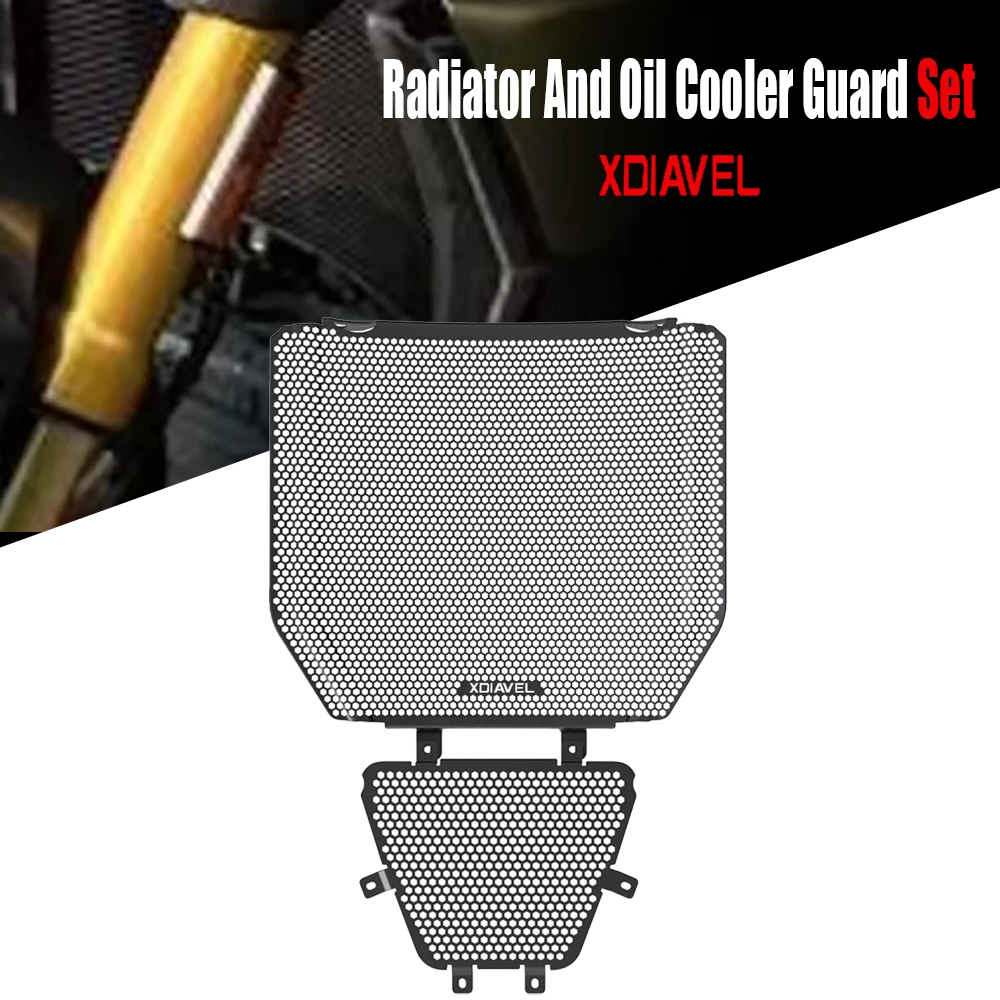 

Motorcycle Aluminum Radiator Guard Grille And Oil Cooler Guard Set Protector Protection For Ducati Diavel V4 DiavelV4 2023 2024