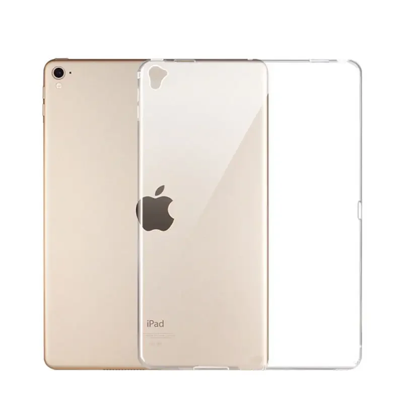 Silikonhülle für iPad 2 3 4 5 6 Air 1 Mini 1 2 3 4 Klare transparente Hülle Weiche TPU-Rückseite Tablet-Hülle für iPad 9,7 2017 2018