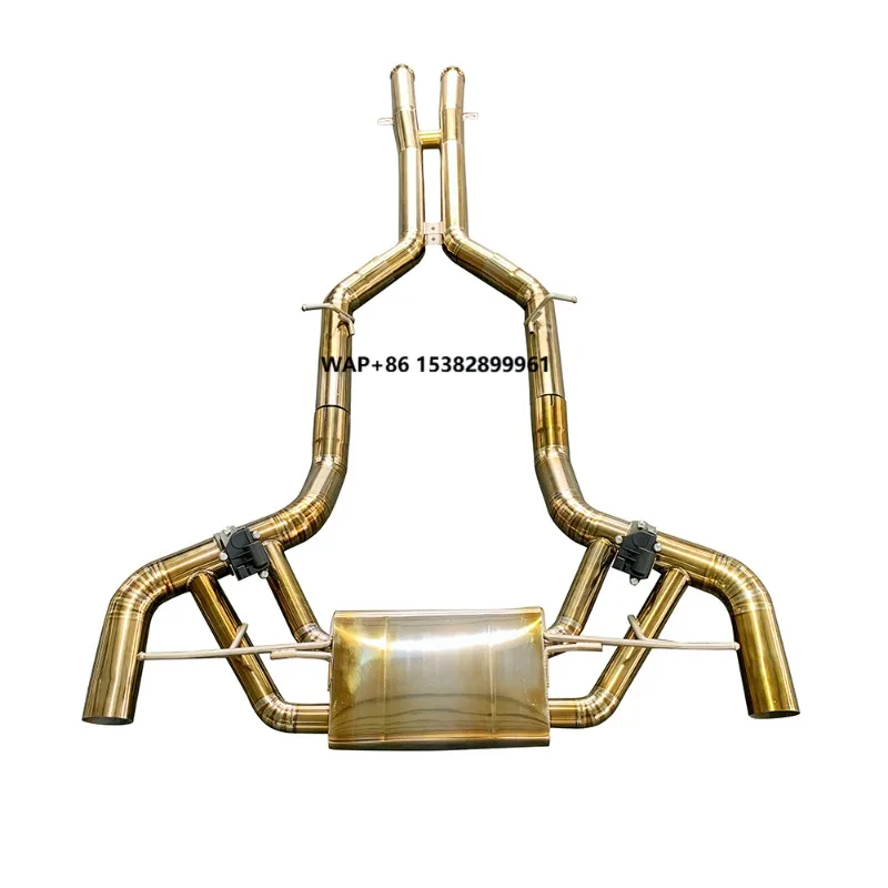 Factory Titanium OEM Valve Muffler Catback Exhaust Sport Exhaust Systems for GT/GTS (C190) 4.0T 2014-2023 Pipe